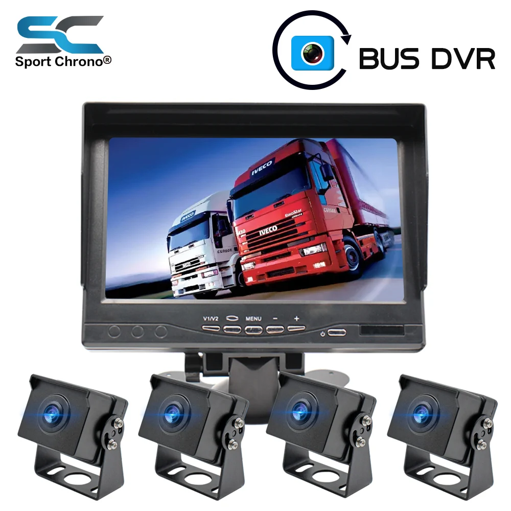 Видеорегистратор с камерой заднего вида 7 дюймовый дисплей для парковки