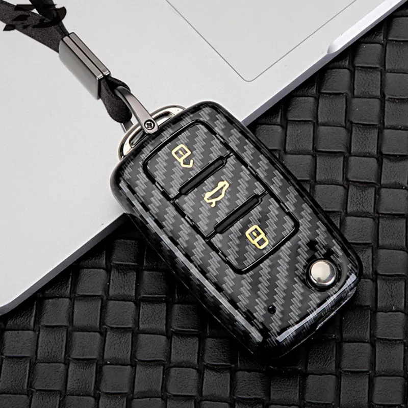 Корпус для дистанционного ключа автомобиля из углеродного волокна чехол