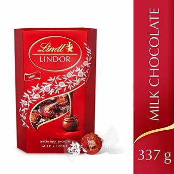 

Lindt Lindor Milk Chocolate Cornet 337 g (Pack of 2)