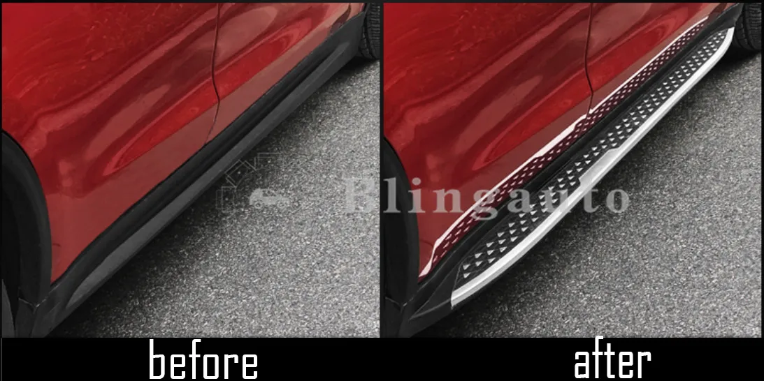 Беговая доска подходит для Alfa-Romeo Stelvio- боковой шаг nerf Бар Авто платформа защита боковой балки боковые лестницы