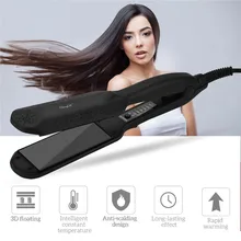 Профессиональный керамический гофрированный утюжок для волос, гофрированный плоский утюжок, электрическая плойка, гофрированная широкая пластина, выпрямитель для волос, Стайер