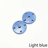 Light blue Meetee 10 комплектов 12,5-28 мм металлическая кнопка невидимая застежка пряжка Сделай Сам пальто пуховик ветровка декоративный швейный аксессуар - Цвет: Light blue