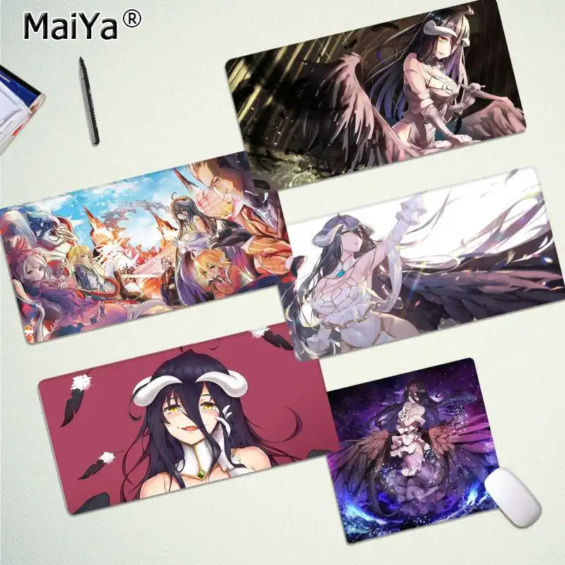 Игровой коврик для мыши Maiya Japan большой с персонаж аниме Overlord персонажами Nazarick |