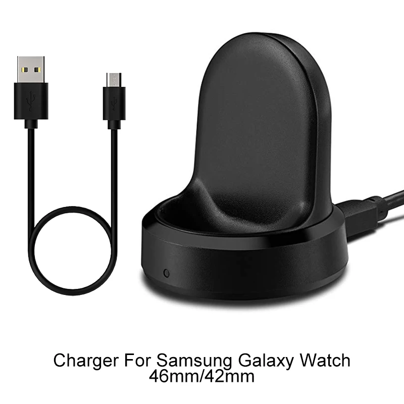 For Galaxy 46 42mm SIKAI беспроводное быстрое зарядное устройство для samsung gear S3 Frontier S2 Спортивная зарядная док-станция для samsung Galaxy Watch 46 мм активная зарядная док-станция - Цвет: For Galaxy 46 42mm