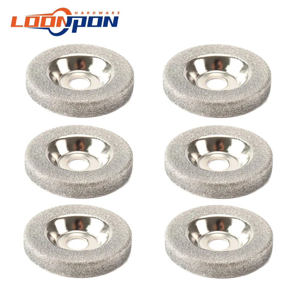 50mm Diamond Grinding Wheel Circle Disc Grinder Stone Cutting Rotary Tool for quick removal trimming hand planer quick edge trimming woodworking chamfering planer trimming bevel planer corner beveling manual planing trimming tool