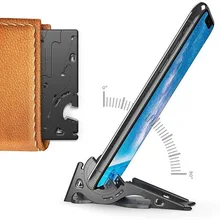 Универсальный складной держатель для телефона для iPhone 7 8 XR портативный вращающийся удобный для samsung карман для карт Регулируемая подставка