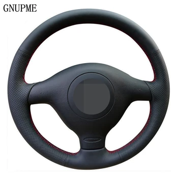 

DIY Artificial Leather Car Steering Wheel Cover For Volkswagen VW Golf 4 (MK4) 1997-2003 Passat B5 1996-2005 Polo MK6 1999-2002