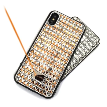 

Crystal Back Cover Case for iPhone 6 6s 7 8 Plus XS XR 8Plus MYL-13T Glitter Bling Diamond Women Phone Cases