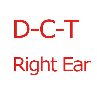DCT Right Ear Лучший цифровой программируемый внутриканальный слуховой аппарат усилитель звука повторный Мини цифровой слуховой аппарат для глухих - Цвет: DCT Right Ear