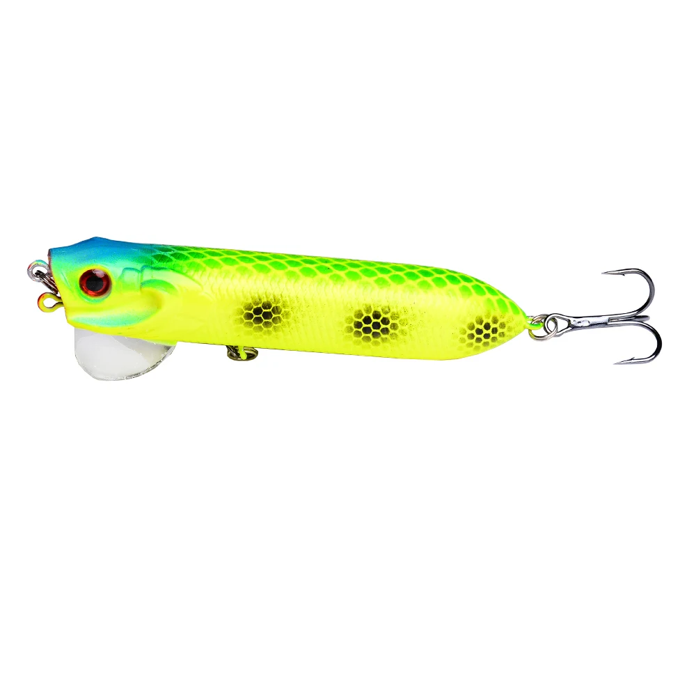 

1pcs 9.5cm 18g popper fishing lures wobbler pike carp trout perch catfish crappie Bionic fishing bait isca pesca fishing tackles