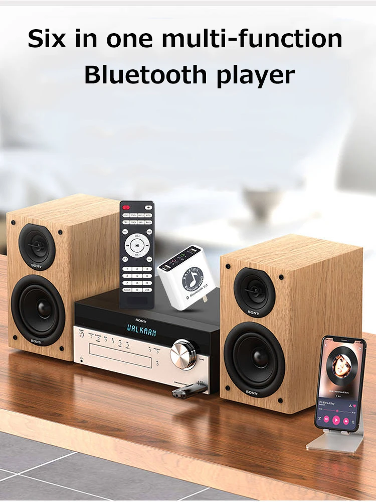 Bluetooth 5,0 приемник Музыка Аудио адаптер Музыка для караоке аудио ТВ усилитель компьютер к беспроводной с пультом дистанционного управления приема