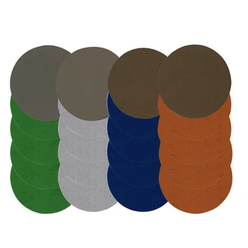 

20pcs Polisher Sandpapers 5inches 125mm Wet Dry Silicon Carbon Sanding Pads Woodworking Sander Paper