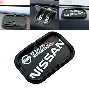 

1pc Car Non Slip Grip Pad Phone GPS Holder Mat Anti-skid Silicone Mat for Nissans Nismo X-trail Almera Qashqai Tiida Teana