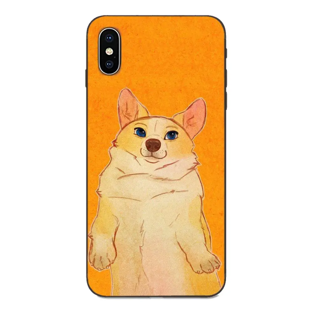 Попка корги для сна собаки Вельш Galaxy A3 A5 A6 A6s A7 A8 A9 A10 A20E A30 A40 A50 A60 A70 A80 A90 плюс