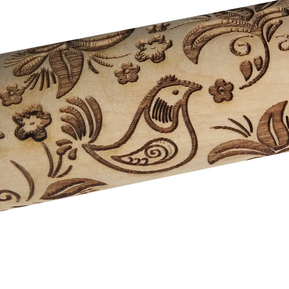 38*5 см тисненый рулон лапша запеченные печенье лапша помадка торт тесто выгравированы ролик резьба курица булавка