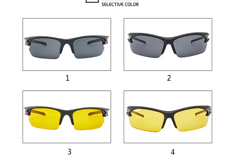 New 2 Pack Polarized Car Night Vision Goggles Sunglasses Night Driver Driving Goggles Unisex UV400 Glasses Auto Parts