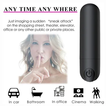 Rechargeable Mini Bullet Vibrator For Women Female Masturbation Pocket Dildo Sex Toys G-Spot Stimulator Vagina Massager Sex Shop 3