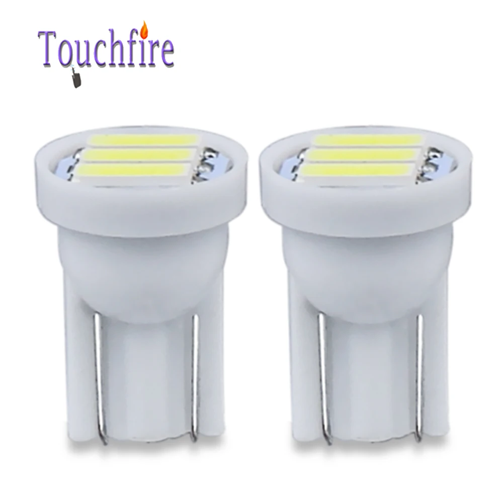 100 шт. T10 194 168 W5W 7020 3SMD парковочный купол боковой маркер для ЧТЕНИЯ ИНТЕРЬЕР