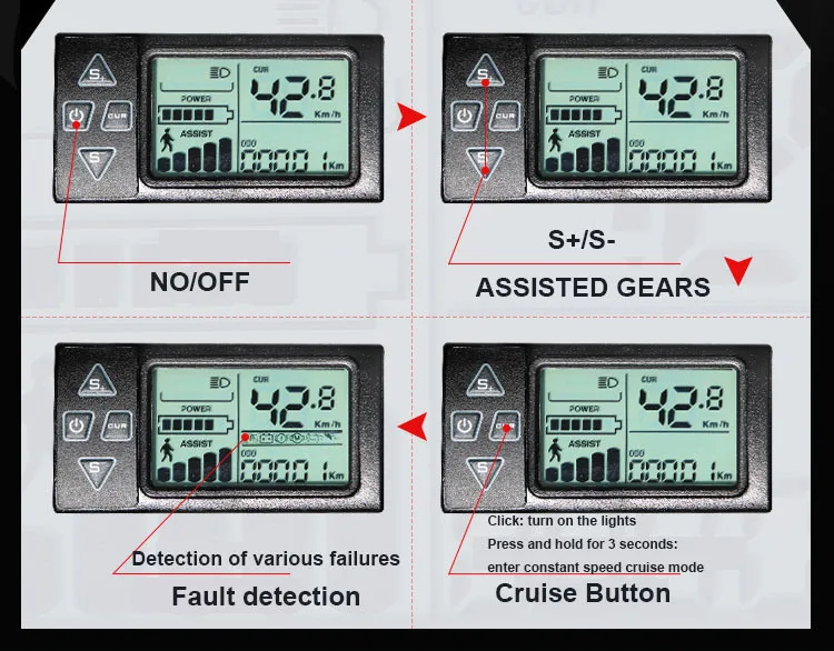 Flash Deal - 21 26 - Inch Folding Electric Bike Speed Mountain Bike 48v Lithium Mini Long Rang Ebike Battery Pack Adult Smart Lcd 1