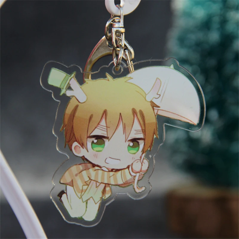 Details about   Anime Axis Powers Hetalia APH Key Chain Key Ring Acrylic Pendant Cosplay Gift 