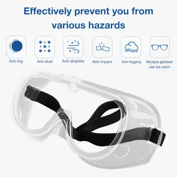

Transparent Eye Protection Glasses Safety Riding Eyewear Vented Glasses Work Sand Prevention Goggles Security Supplies