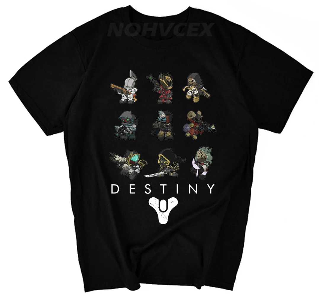 Destiny кадров в секунду PS4 Xbox игры принт оригинальный Дизайн модные Стиль Повседневное хлопковая футболка Бесплатная доставка