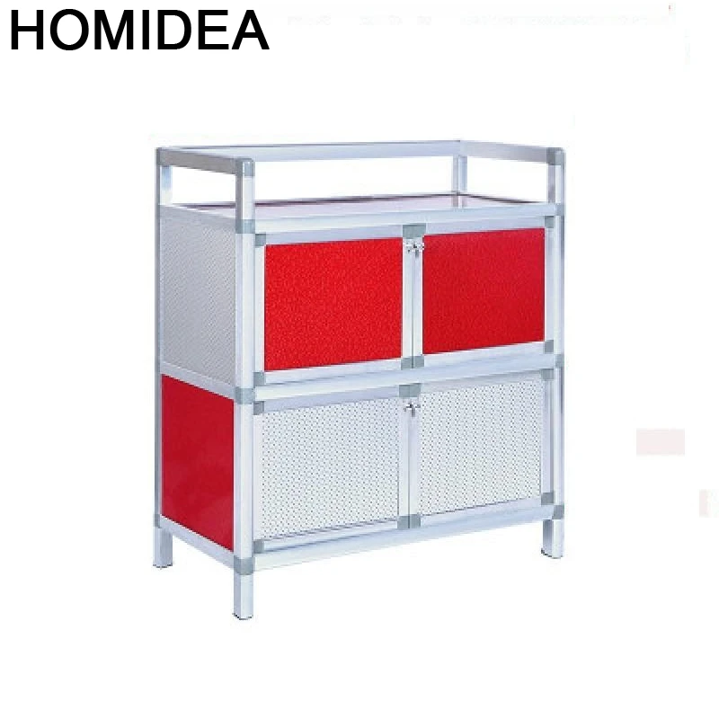 

Aparadores Dolap Kaplama Capbords Aluminum Alloy Side Tables Kitchen Furniture Cupboard Mueble Cocina Meuble Buffet Sideboard