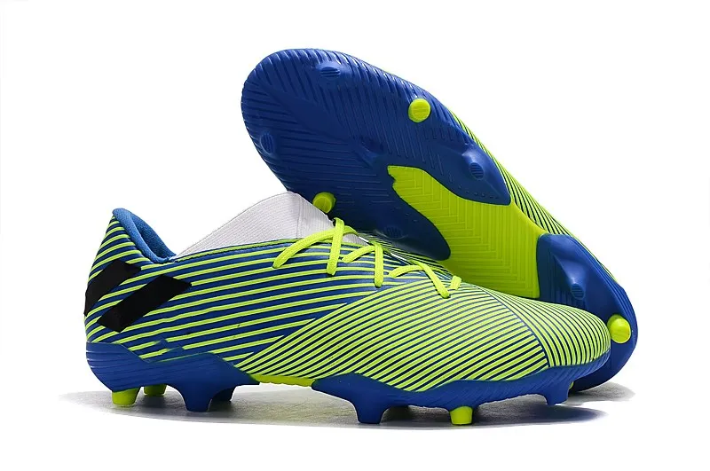 Новое поступление, Мужская футбольная обувь Messi Nemeziz 19,1, FG ace 19+ x 19,1, без шнуровки, футбольные низкие уличные ботинки, бутсы, размер US6.5-11