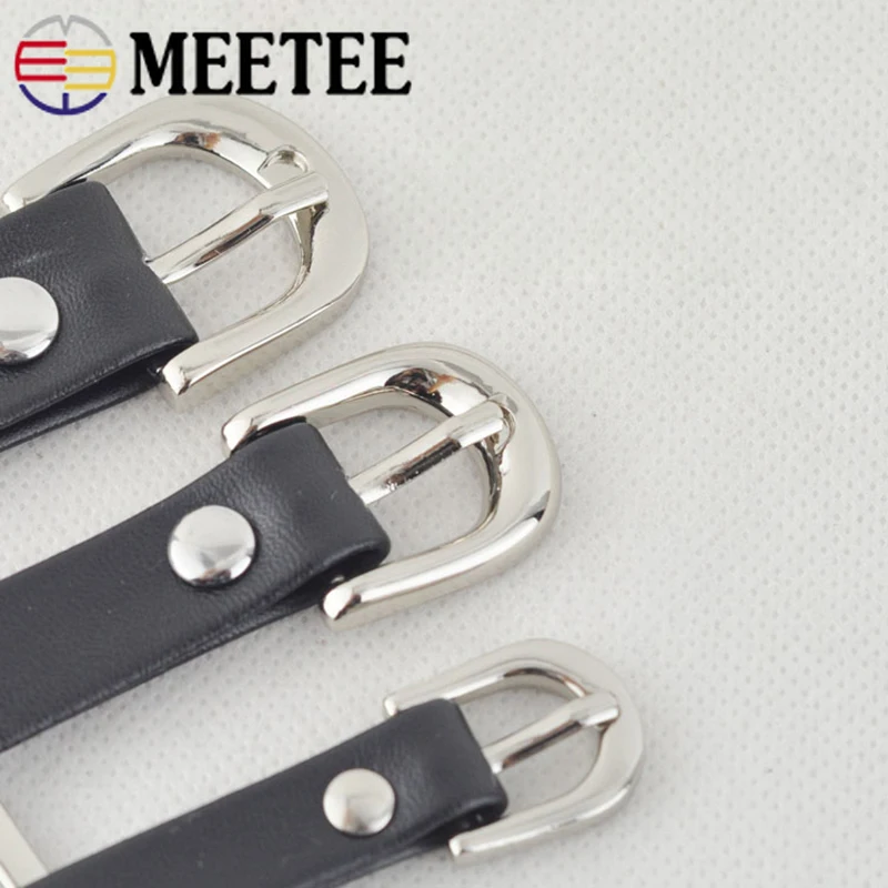 4/8 шт. Meetee металлические пряжки для сумочки ремень с пряжкой 11 мм 15 20 пряжка ремня