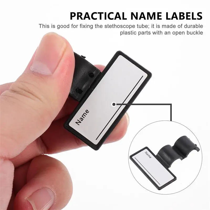 12pcs Labels Name Cards Practical Name Tags ID Labels Convenient Simple Cards Marking