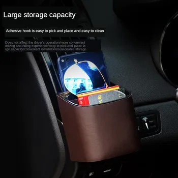 

E-FOUR Car Auto Seat Back Interior Air Vent Cell Phone Holder Pouch Bag Box Tidy Storage Coin Bag Case Organizer with Hook Cars
