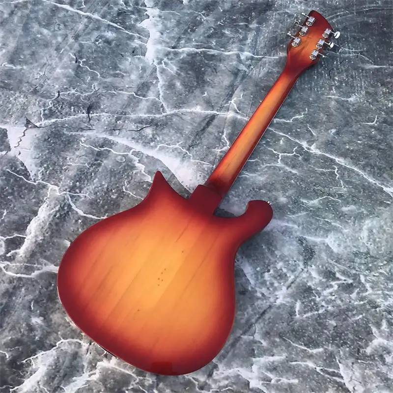Guitarra Electrica de 6 cuerdas R-660, tablero de palo de rosa tiene el brillo de barniz en ella Envio