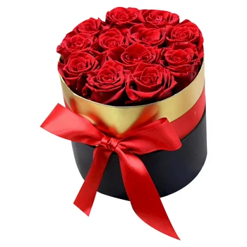 

Valentine's Day Eternal Flower Red Rose Gift Box Essential Wedding Gift Holding Flowers