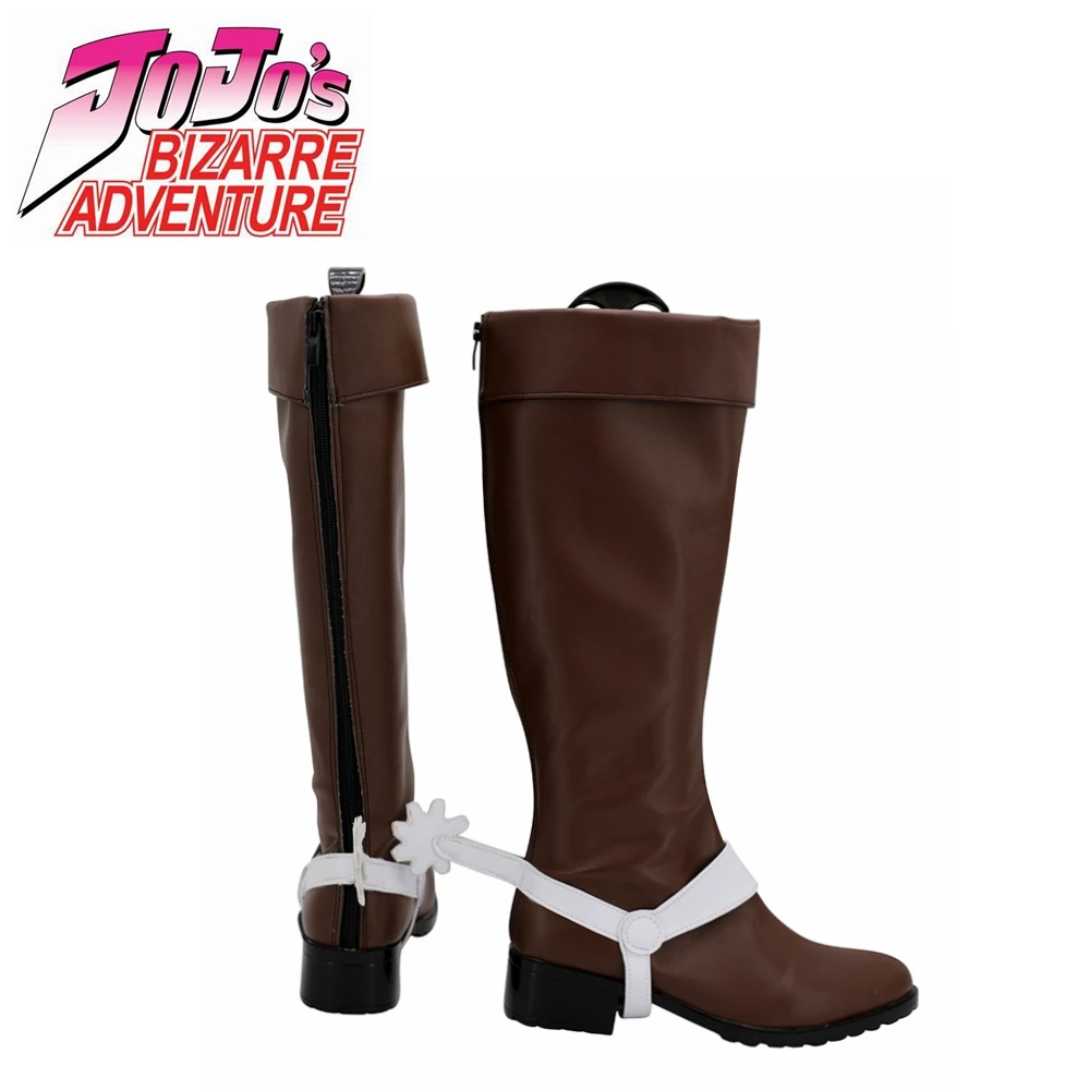 Сапоги для костюмированной вечеринки JoJo's bighure Adventure Diego Brando; коричневая обувь на заказ; Любой Размер