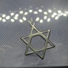 Solid  Pure Titanium Cross Star Chain Necklace Pendant 2
