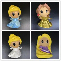 Белль принцесса/Рапунцель Принцесса Золушка версия кукольная фигурка игрушка виниловые Фигурки Коллекционная модель игрушки