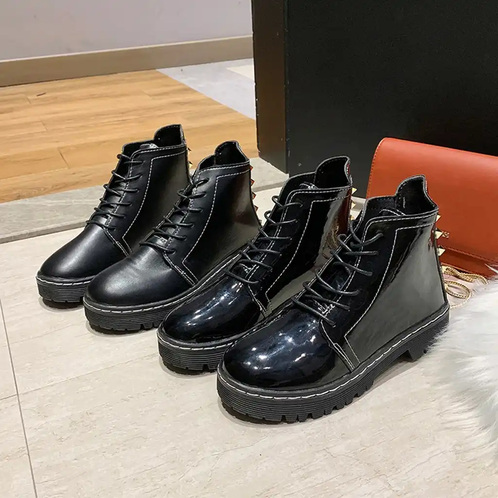 flat heel boots ladies