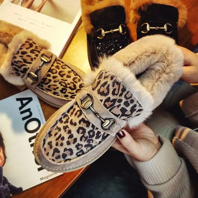 comfortable leopard flats