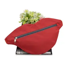 Портативный водонепроницаемый чехол для телефона форма губ Повседневный пояс поясная сумка на молнии поясная спортивная сумка для бега