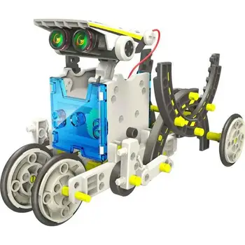 

13 designer to create robots, solar-powered Cute Sunlight Solar Robots 13-in-1
