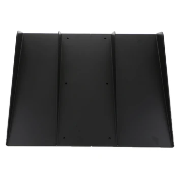

20 x 22" Set Car Styling ABS Universal Rear Bumper 4 Fins Diffuser Fin Black