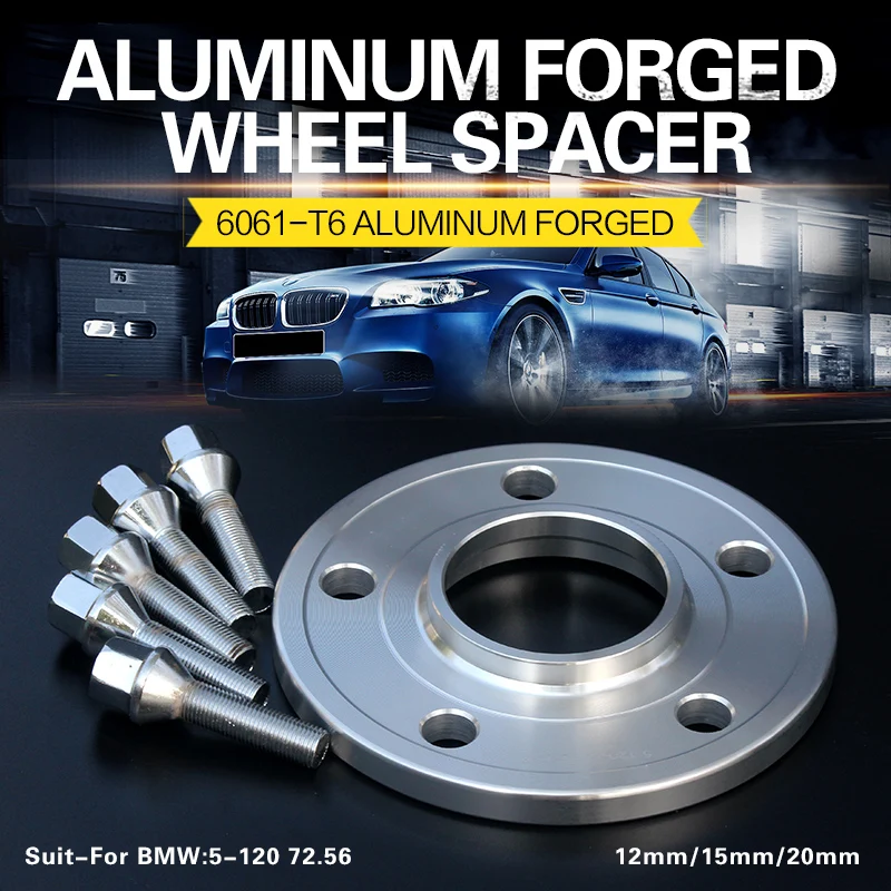 2/4pieces 12/15/20mm 5x120 72.56mm Wheel Spacer Adapter Suit For Bmw ...