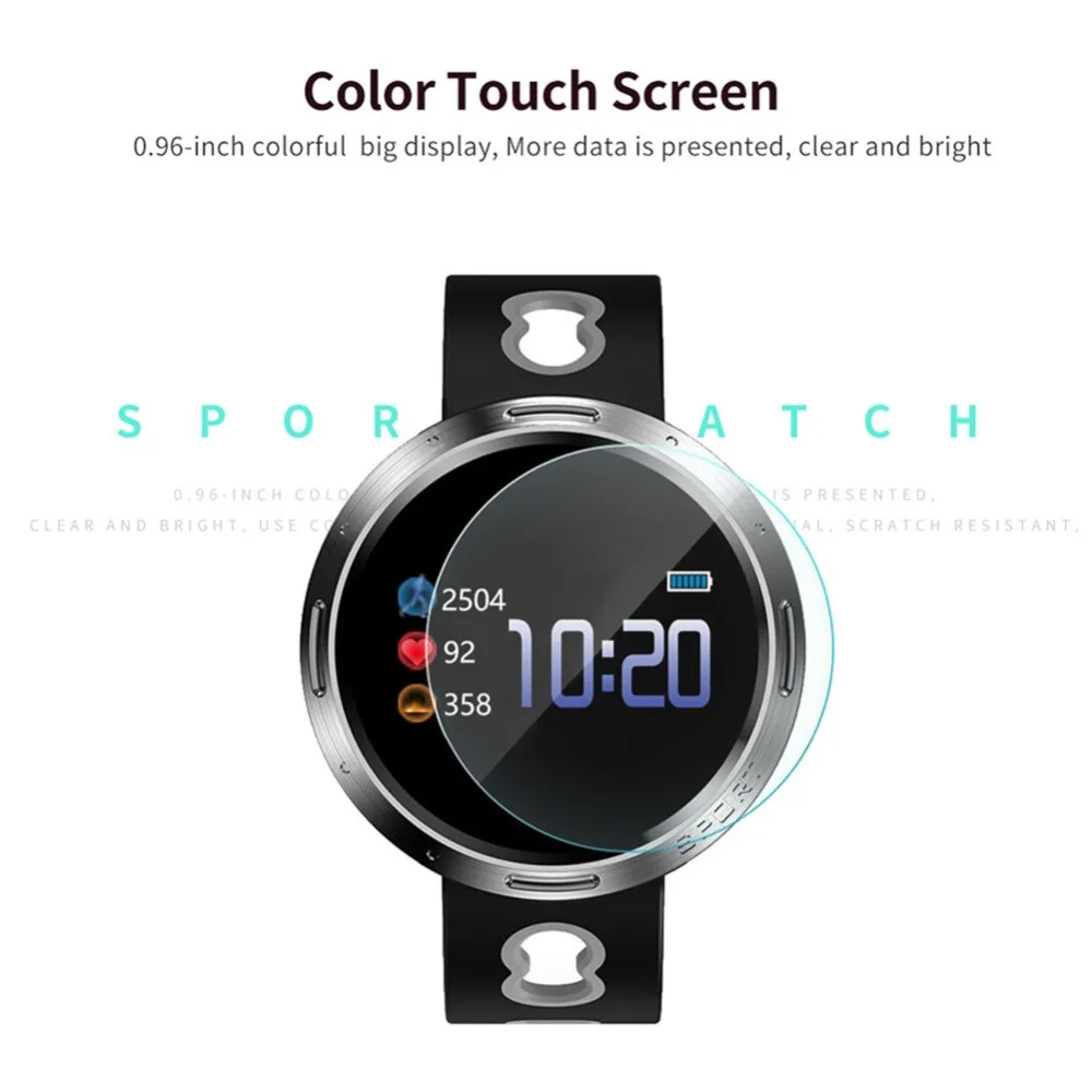 Фитнес-трекер Смарт-часы для мужчин, кровяное давление, пульсометр, трекер для плавания, спортивные умные часы, многоязычные часы для Android ios