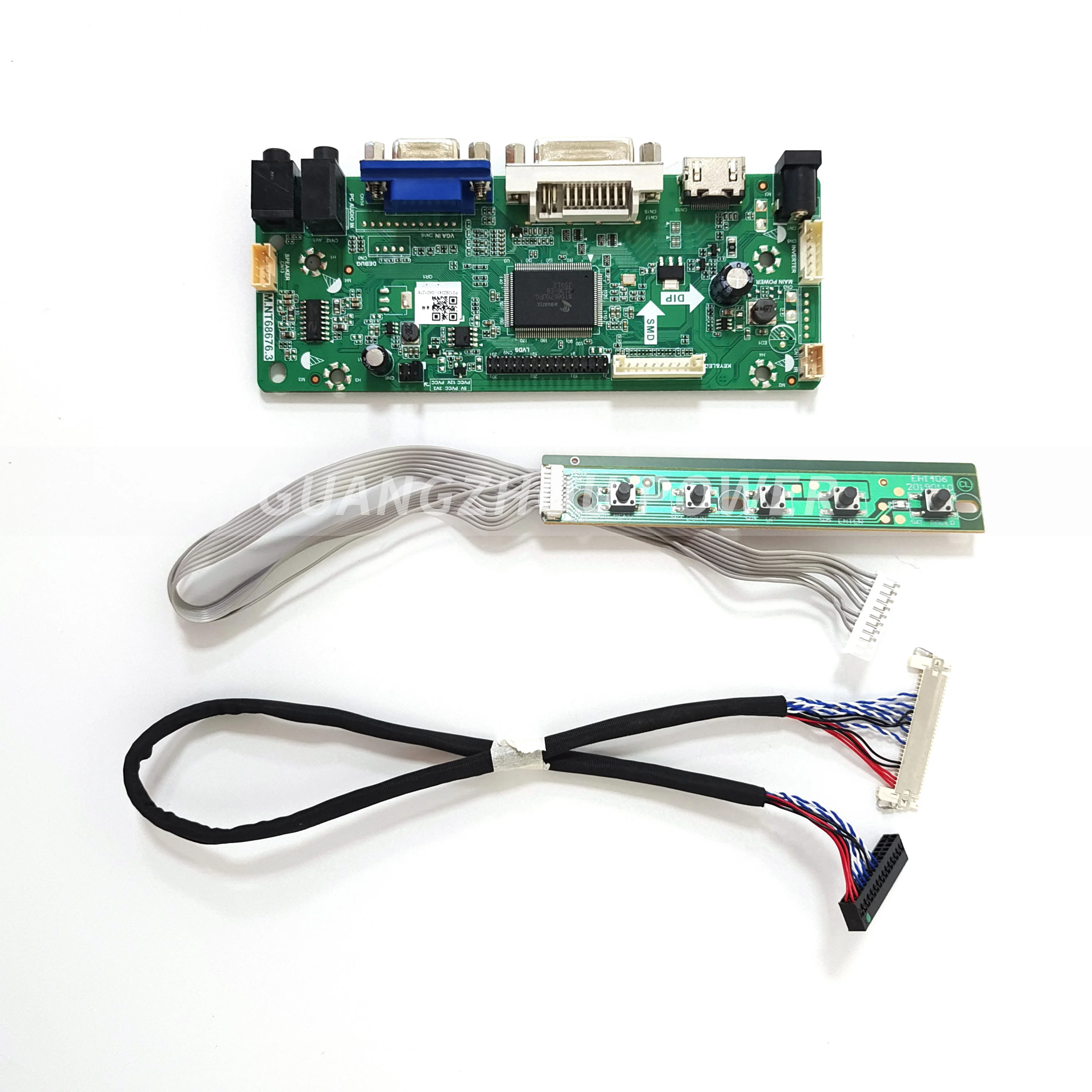 HDMI+DVI+VGA+AUDIO LCD Controller Board M.NT68770 Fit 15.6Inch N156BGE-L31 N156BGE-L41 LED screen | Компьютеры и офис