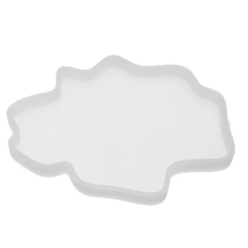

Irregular Cup Mat Silicone Mold UV Resin Mould Pendant Crystal Epoxy Molds Table Decoration DIY Jewelry Making Tool