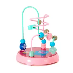 Цветной ролик Coaster раздвижная головоломка с бусинами математические развивающие игрушки