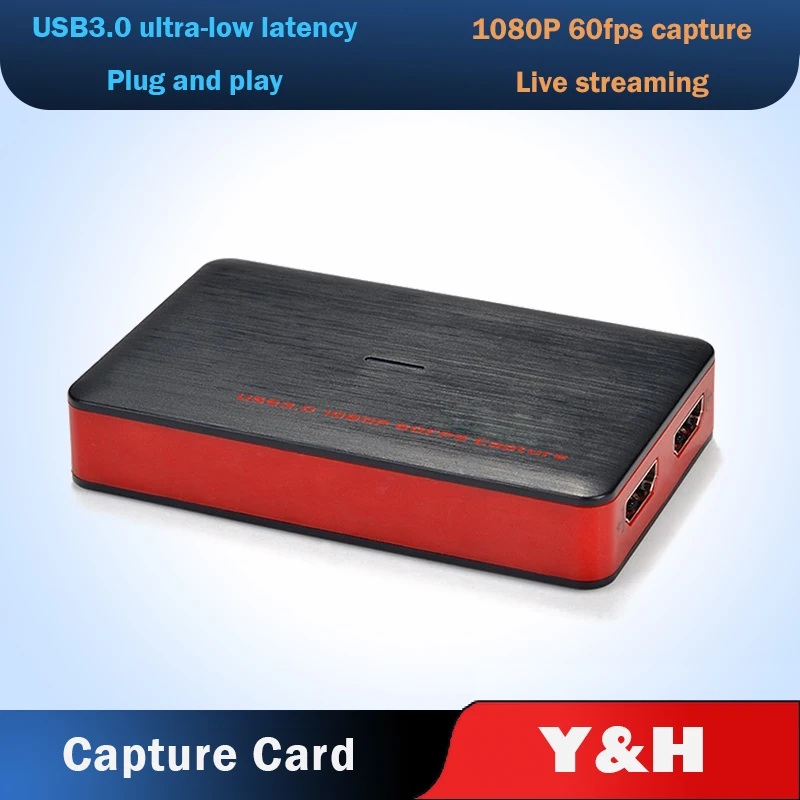 Карта видеозахвата 4K USB 1080 HDMI записывающее устройство записывающая коробка для PS4