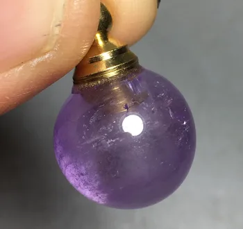 

1pcs NATURAL purple crystal quartz crystals perfume bottle healing