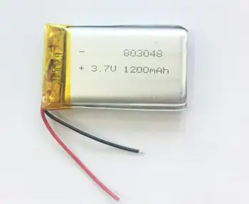 

803048 783048 3.7V 1200mAh Lithium Li polymer Battery For Ebook IPAQ Eye massager Neck massager DVD GPS