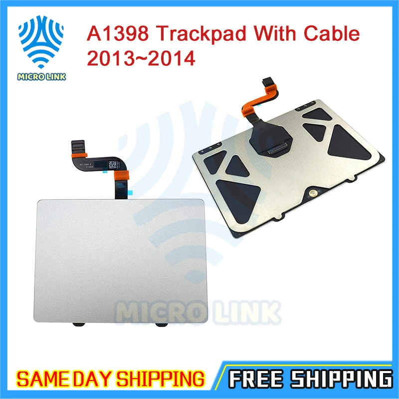 Original New for Macbook Pro Retina 15.4" A1398 Trackpad Touchpad with Cable 821-1904-A Late 2013 Mid ME293